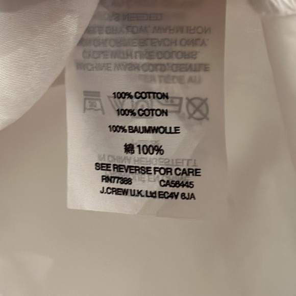 Thomas Mason X J.Crew Sleeveless white 100% cotton - Picture 6 of 8